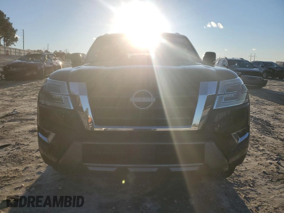 2021 Nissan Armada SV with VIN JN8AY2AC7M9147231, listed as a Copart auction lot 84339974 with 62,110 mi miles and Salvage Title. Bid and sale history available at carsss.com. Image 5.