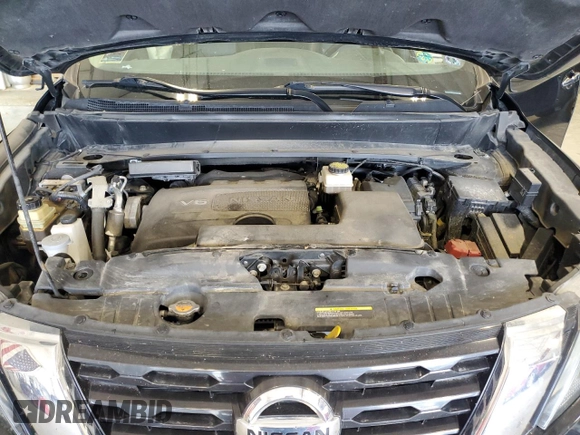 2017 Nissan Pathfinder Platinum with VIN 5N1DR2MM0HC680259, listed as a Copart auction lot 61242585 with 126,562 mi miles and Clean title. Bid and sale history available at DreamBid. Image 12.