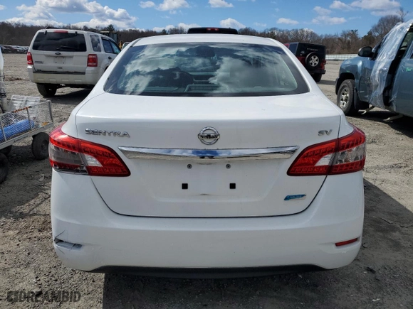 2014 Nissan Sentra SV with VIN 3N1AB7AP4EY249534, listed as a Copart auction lot 50704555 with 228,667 mi miles and Clean Title. Bid and sale history available at carsss.com. Image 6.