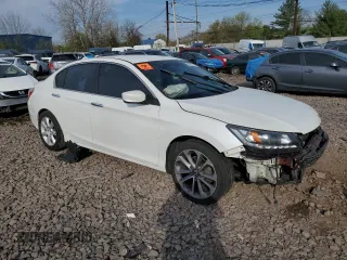 2014 Honda Accord Sedan Sport with VIN 1HGCR2F50EA284203, listed as a Copart auction lot 53720765 with 201,191 mi miles and Salvage Title. Bid and sale history available at carsss.com. Image 4.