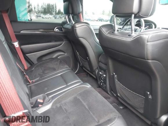 2017 Jeep Grand Cherokee SRT with VIN 1C4RJFDJ0HC790873, listed as a IAAI auction lot 41866806 with 37,785 mi miles. Bid and sale history available at carsss.com. Image 8.