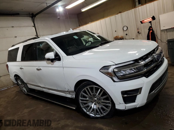 2023 Ford Expedition Max Limited с VIN 1FMJK2A81PEA48386, выставлен на аукционе Copart как лот 50130845 с пробегом 52 612 миль миль и Чистый • Clean title. История ставок и продаж доступна на DreamBid. Изображение 4.