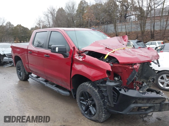 2021 Chevrolet Silverado 1500 LT Trail Boss with VIN 3GCPYFEL0MG161771, listed as a IAAI auction lot 41671905 with 44,047 mi miles and . Bid and sale history available at DreamBid. Image 1.