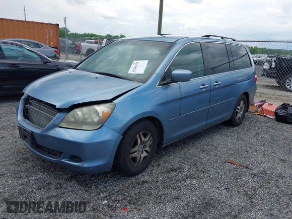 2007 Honda Odyssey EX z VIN 5FNRL38467B087065, wystawiony jako IAAI lot #42204370 z przebiegiem 242 844 mil mil oraz . Historia ofert i sprzedaży dostępna na DreamBid. Obrazek 18.