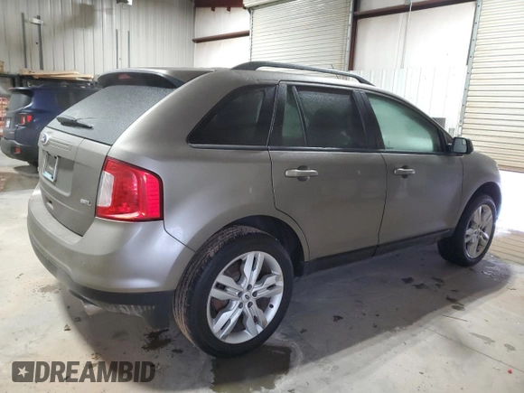 2014 Ford Edge SEL with VIN 2FMDK3JC0EBB38354, listed as a Copart auction lot 43986015 with 104,139 mi miles and Salvage Title. Bid and sale history available at carsss.com. Image 3.