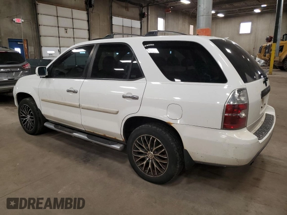 2004 Acura MDX Touring Pkg with VIN 2HNYD18654H515397, listed as a Copart auction lot 49633225 with 212,400 mi miles and Salvage Title. Bid and sale history available at carsss.com. Image 2.