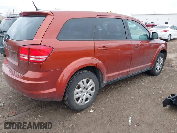 2014 Dodge Journey American Value Pkg with VIN 3C4PDCAB7ET192838, listed as a IAAI auction lot 41917129 with 141,286 mi miles. Bid and sale history available at carsss.com. Image 4.