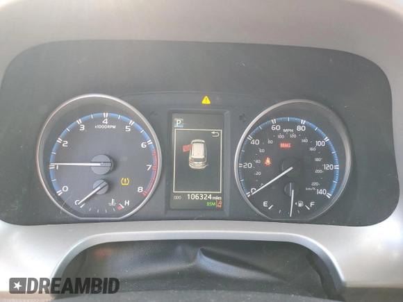 2018 Toyota RAV4 XLE with VIN 2T3RFREVXJW715931, listed as a Copart auction lot 48130715 with 106,324 mi miles and Salvage Title. Bid and sale history available at DreamBid. Image 9.