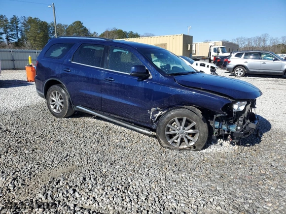 2017 Dodge Durango SXT with VIN 1C4RDHAG2HC740830, listed as a Copart auction lot 88852675 with 0 mi miles and Salvage Title. Bid and sale history available at carsss.com. Image 4.