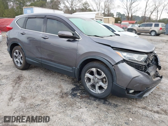 2019 Honda CR-V EX with VIN 7FARW1H57KE037678, listed as a IAAI auction lot 41790923 with 61,754 mi miles and . Bid and sale history available at DreamBid. Image 1.