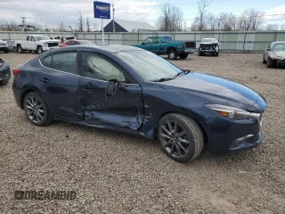 2018 Mazda 3 Grand Touring z VIN 3MZBN1W38JM190398, wystawiony jako Copart lot #53164605 z przebiegiem 74 845 mil mil oraz Szkoda całkowita • Salvage title. Historia ofert i sprzedaży dostępna na DreamBid. Obrazek 4.