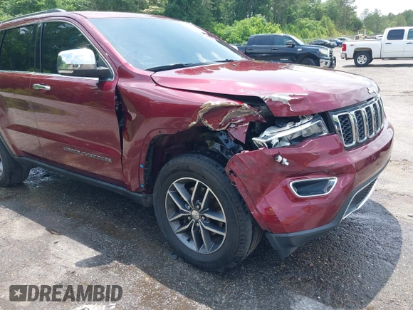 2017 Jeep Grand Cherokee Limited z VIN 1C4RJEBGXHC752018, wystawiony jako IAAI lot #42253593 z przebiegiem 127 721 mil mil oraz . Historia ofert i sprzedaży dostępna na DreamBid. Obrazek 6.