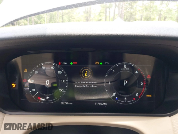 2019 Land Rover Range Rover Velar S with VIN SALYB2EN5KA227073, listed as a IAAI auction lot 42336678 with 72,797 mi miles and . Bid and sale history available at DreamBid. Image 7.