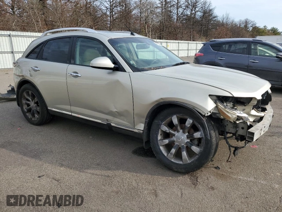 2006 Infiniti FX with VIN JNRAS08W76X204088, listed as a Copart auction lot 48910415 with 171,297 mi miles and Salvage Title. Bid and sale history available at DreamBid. Image 4.