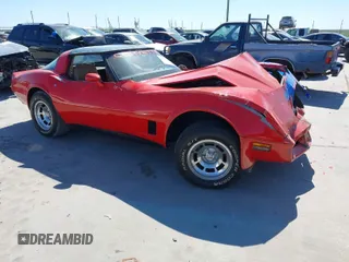 1981 Chevrolet Corvette with VIN 1G1AY8768B5105437, listed as a IAAI auction lot 41842131 with 41,275 mi miles. Bid and sale history available at carsss.com. Image 1.