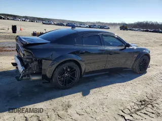 2022 Dodge Charger Scat Pack Widebody with VIN 2C3CDXGJ2NH177858, listed as a Copart auction lot 41430895 with 18,640 mi miles and Salvage Title. Bid and sale history available at carsss.com. Image 3.