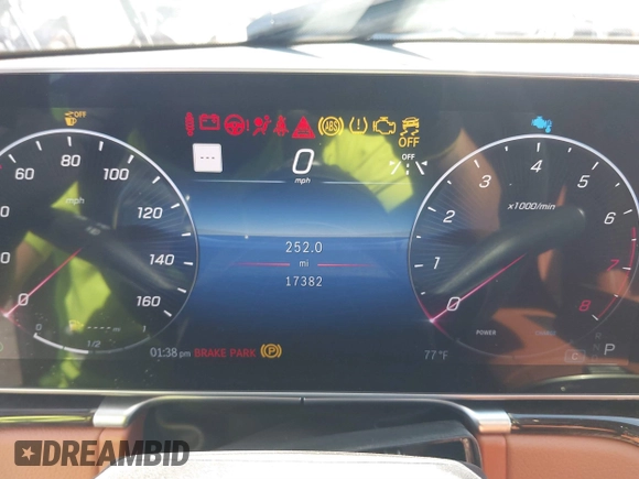 2023 Mercedes-Benz S 500 with VIN W1K6G6DB5PA171535, listed as a IAAI auction lot 41667618 with 17,382 mi miles and . Bid and sale history available at DreamBid. Image 7.