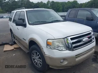 2007 Ford Expedition Eddie Bauer with VIN 1FMFU17557LA73729, listed as a IAAI auction lot 42762860 with 258,129 mi miles and . Bid and sale history available at DreamBid. Image 1.
