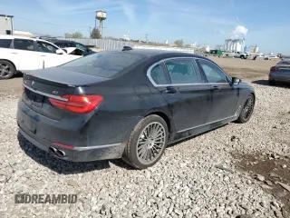 2019 BMW 7 Series with VIN WBA7F2C13KB242430, listed as a Copart auction lot 55525835 with 58,559 mi miles and Salvage title. Bid and sale history available at DreamBid. Image 3.
