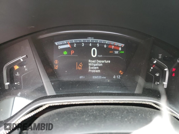 2019 Honda CR-V EX with VIN 7FARW2H56KE054039, listed as a Copart auction lot 50152465 with 36,532 mi miles and Salvage Title. Bid and sale history available at DreamBid. Image 9.