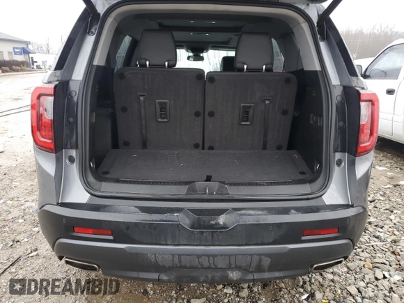 2021 GMC Acadia AT4 with VIN 1GKKNLLS4MZ168271, listed as a Copart auction lot 44726025 with 81,620 mi miles and Salvage Title. Bid and sale history available at carsss.com. Image 6.