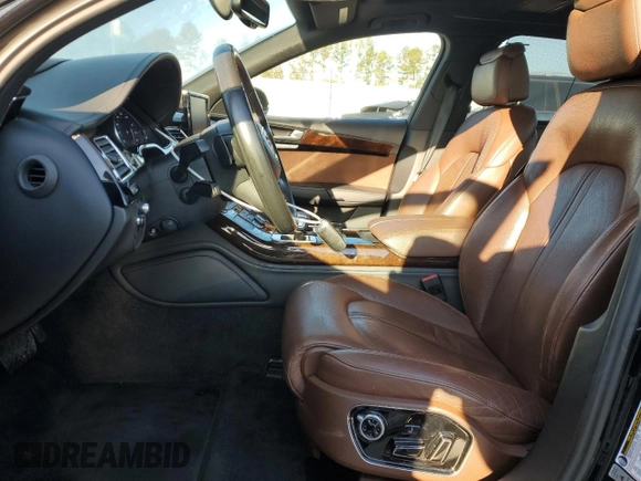 2015 Audi A8 L 3.0T with VIN WAU3GAFD1FN017875, listed as a Copart auction lot 88210815 with 124,720 mi miles and Salvage Title. Bid and sale history available at carsss.com. Image 7.