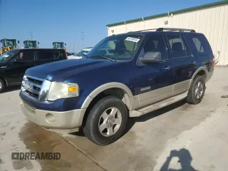 2008 Ford Expedition Eddie Bauer z VIN 1FMFU17598LA19870, wystawiony jako Copart lot #84720614 z przebiegiem 273 784 mil mil oraz Szkody całkowita. Historia ofert i sprzedaży dostępna na DreamBid. Obrazek 1.