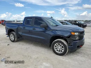 2020 Chevrolet Silverado 1500 Custom with VIN 1GCRWBEK4LZ367009, listed as a Copart auction lot 47017405 with 61,900 mi miles and Non Repairable. Bid and sale history available at carsss.com. Image 4.