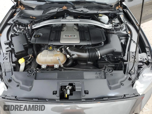 2018 Ford Mustang GT with VIN 1FA6P8CF8J5184795, listed as a Copart auction lot 45882485 with 96,733 mi miles and Salvage title. Bid and sale history available at DreamBid. Image 11.