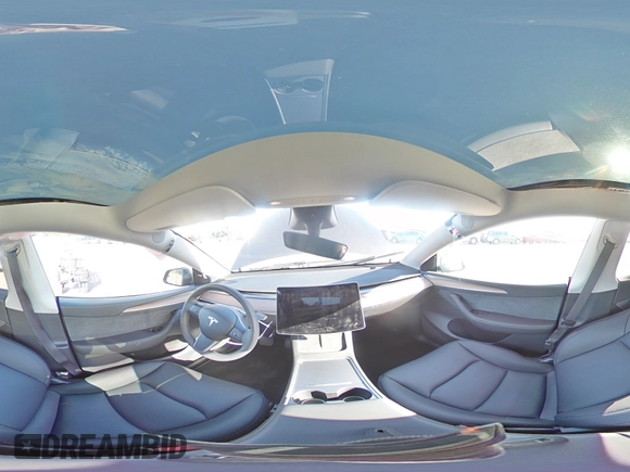 2025 Tesla Model Y Long Range with VIN 7SAYGDEE4SF272942, listed as a Copart auction lot 45817885 with 2,308 mi miles and Salvage Title. Bid and sale history available at DreamBid. Image 13.