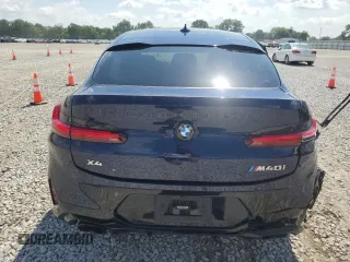 2022 BMW X4 M40i with VIN 5UX43DT02N9K59473, listed as a Copart auction lot 62493725 with 49,708 mi miles and Salvage title. Bid and sale history available at DreamBid. Image 6.