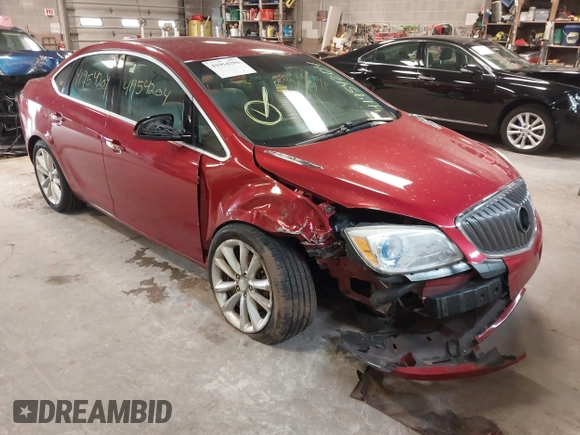 2012 Buick Verano with VIN 1G4PP5SK0C4164623, listed as a IAAI auction lot 41954204 with 122,450 mi miles and . Bid and sale history available at carsss.com. Image 6.