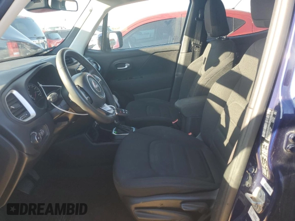 2020 Jeep Renegade Altitude with VIN ZACNJABB4LPL70631, listed as a Copart auction lot 87851985 with 76,442 mi miles and Clean Title. Bid and sale history available at DreamBid. Image 7.