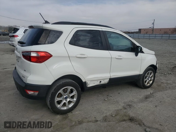 2019 Ford EcoSport SE with VIN MAJ6S3GL4KC251309, listed as a Copart auction lot 49452025 with 80,336 mi miles and Salvage Title. Bid and sale history available at carsss.com. Image 3.