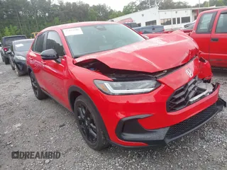 2024 Honda HR-V Sport with VIN 3CZRZ1H58RM709931, listed as a IAAI auction lot 42193106 with 30,970 mi miles and . Bid and sale history available at DreamBid. Image 1.