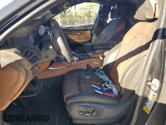 2018 BMW X6 sDrive35i with VIN 5UXKU0C55J0G80680, listed as a Copart auction lot 88096155 with 0 mi miles and Non Repairable. Bid and sale history available at carsss.com. Image 7.