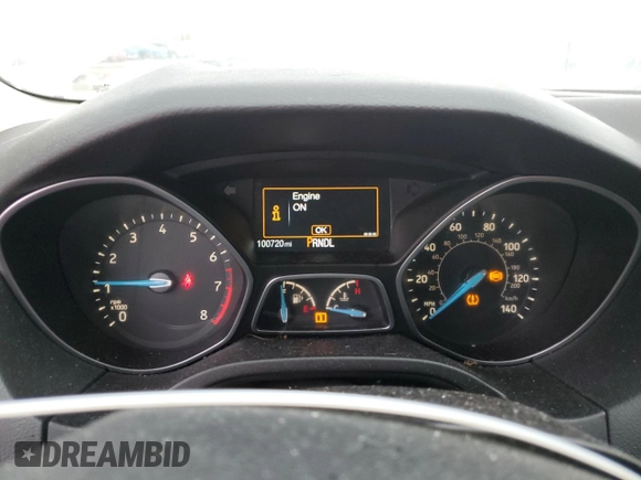 2015 Ford Focus SE with VIN 1FADP3K20FL222905, listed as a Copart auction lot 51099485 with 100,720 mi miles and Salvage Title. Bid and sale history available at carsss.com. Image 9.