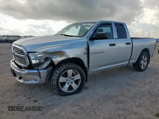 2012 Ram 1500 Express with VIN 1C6RD7FT4CS342153, listed as a Copart auction lot 62348175 with 151,528 mi miles and Salvage title. Bid and sale history available at DreamBid. Image 1.