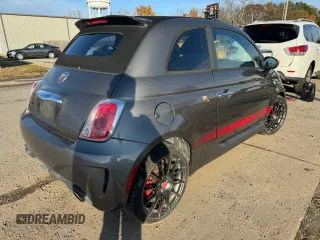 2013 FIAT 500 Abarth with VIN 3C3CFFJH4DT670361, listed as a Copart auction lot 84738664 with 79,555 mi miles and Clean Title. Bid and sale history available at carsss.com. Image 4.