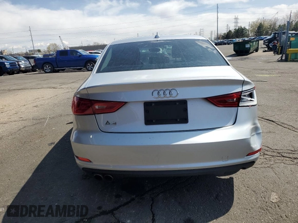2015 Audi A3 1.8T Premium with VIN WAUACGFFXF1003701, listed as a Copart auction lot 51158475 with 92,166 mi miles and Salvage Title. Bid and sale history available at carsss.com. Image 6.
