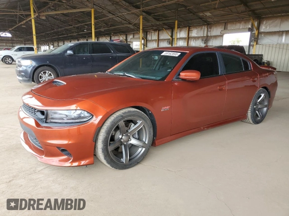 2020 Dodge Charger Scat Pack Widebody z VIN 2C3CDXGJ9LH226180, wystawiony jako Copart lot #59162895 z przebiegiem 1 661 mil mil oraz Czysty tytuł • Clean title. Historia ofert i sprzedaży dostępna na DreamBid. Obrazek 1.