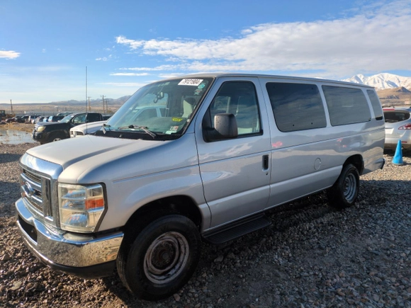 2010 Ford Econoline Wagon XL with VIN 1FBSS3BL9ADA47358, listed as a Copart auction lot 79121904 with 244,326 mi miles and Clean Title. Bid and sale history available at carsss.com. Image 1.