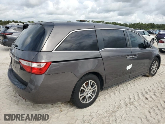 2013 Honda Odyssey EX z VIN 5FNRL5H4XDB077730, wystawiony jako Copart lot #74888294 z przebiegiem Nie podano mil oraz Szkoda całkowita • Salvage title. Historia ofert i sprzedaży dostępna na DreamBid. Obrazek 3.