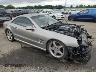 2003 Mercedes-Benz SL 500 с VIN WDBSK75F73F062035, выставлен на аукционе Copart как лот 56296375 с пробегом 46 156 миль миль и Списание • Salvage title. История ставок и продаж доступна на DreamBid. Изображение 4.