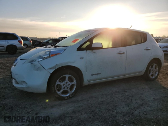 2011 Nissan LEAF SL with VIN JN1AZ0CP4BT009064, listed as a Copart auction lot 87850975 with 65,423 mi miles and Clean Title. Bid and sale history available at carsss.com. Image 1.