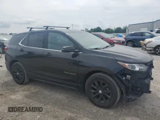 2018 Chevrolet Equinox LT with VIN 2GNAXJEV3J6329950, listed as a Copart auction lot 64434345 with 110,064 mi miles and Salvage title. Bid and sale history available at DreamBid. Image 4.