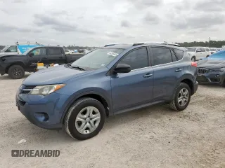 2014 Toyota RAV4 LE with VIN JTMZFREV6ED035544, listed as a Copart auction lot 64265445 with 105,430 mi miles and Salvage title. Bid and sale history available at DreamBid. Image 1.