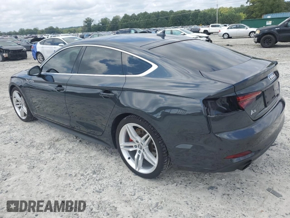 2019 Audi A5 Sportback Premium Plus with VIN WAUENCF59KA070019, listed as a Copart auction lot 65652683 with 48,694 mi miles. Bid and sale history available at carsss.com. Image 2.