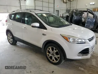 2015 Ford Escape Titanium with VIN 1FMCU0J95FUB46888, listed as a Copart auction lot 68542134 with Not Provided miles and Salvage Title. Bid and sale history available at DreamBid. Image 4.