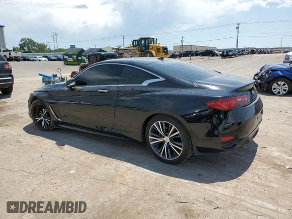 2017 Infiniti Q60 Premium z VIN JN1CV7EK1HM110211, wystawiony jako Copart lot #54837424 z przebiegiem 77 152 mil mil oraz Szkoda całkowita • Salvage title. Historia ofert i sprzedaży dostępna na DreamBid. Obrazek 2.